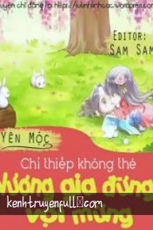 Chỉ Thiếp Không Thê: Vương Gia Đừng Vội Mừng
